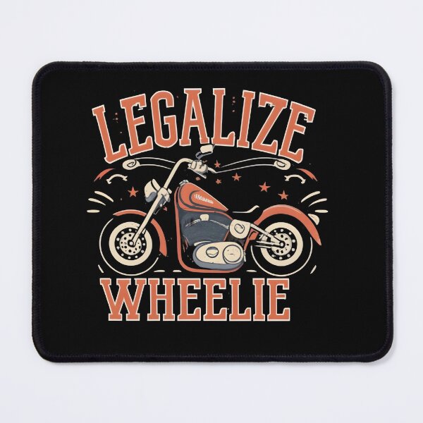 Item preview, Legalize Wheelies - driver motorcycle gift designed and sold by GalaxyGraffiti.