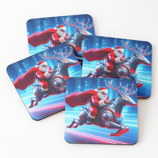 Item preview, futuristic, santa claus, designed and sold by KICIART.