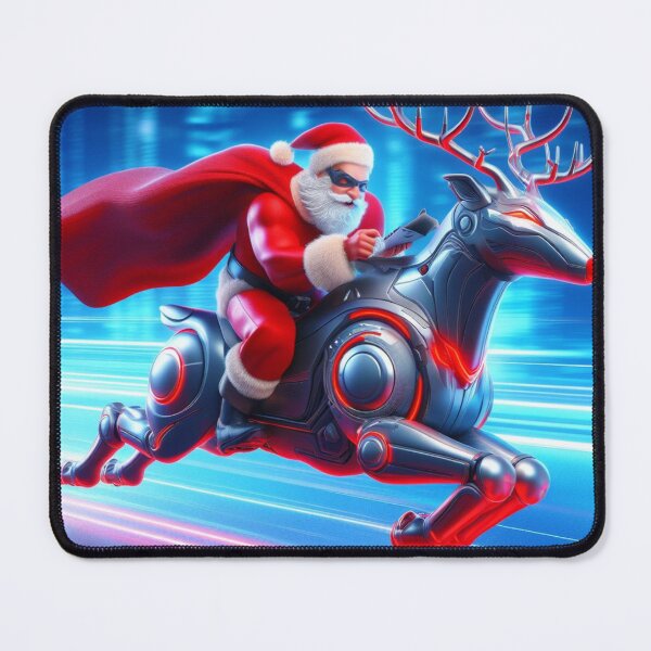 Item preview, futuristic, santa claus, designed and sold by KICIART.