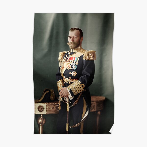 Zar Nikolaus II Poster