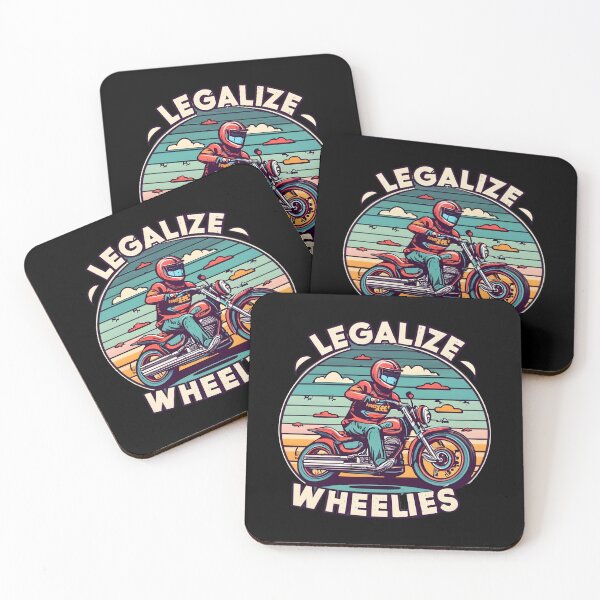 Item preview, Legalize Wheelies - driver motorcycle gift designed and sold by GalaxyGraffiti.