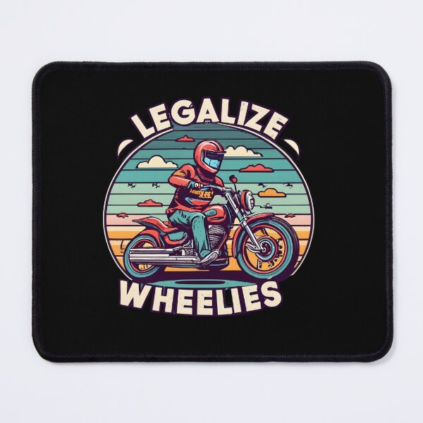 Item preview, Legalize Wheelies - driver motorcycle gift designed and sold by GalaxyGraffiti.