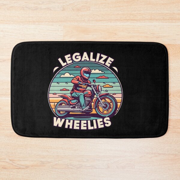 Item preview, Legalize Wheelies - driver motorcycle gift designed and sold by GalaxyGraffiti.