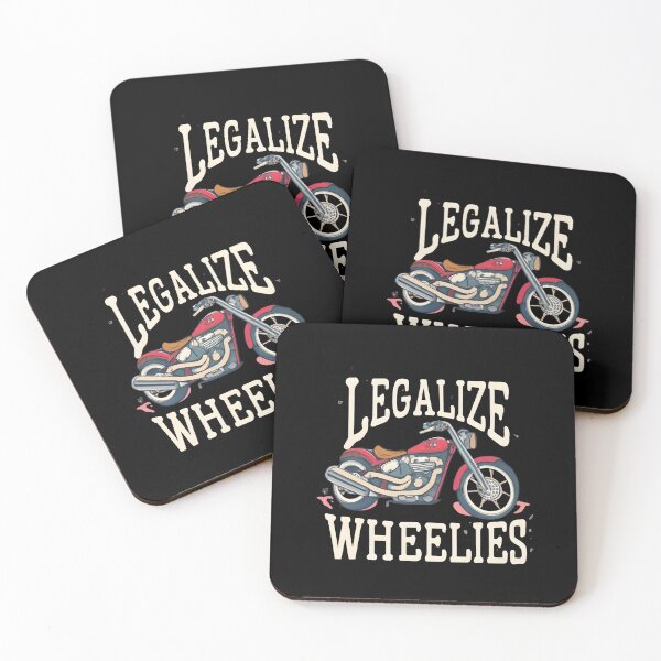 Item preview, Legalize Wheelies - driver motorcycle gift designed and sold by GalaxyGraffiti.