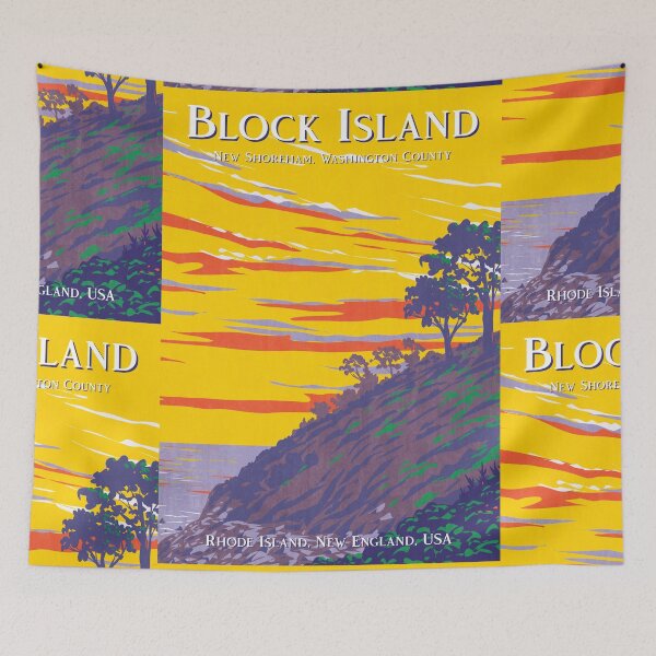 Item preview, Block Island Rhode Island USA Poster designed and sold by JordanHolmes.
