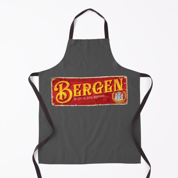 Item preview, BERGEN City Norway Flag Sticker T-Shirt 01 designed and sold by LocationInks.