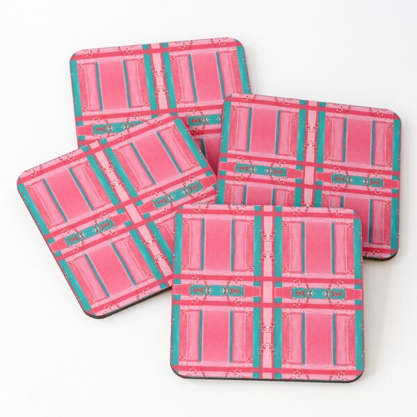 Item preview, Geometric Pink and Teal Pattern designed and sold by Janine-Brewster.