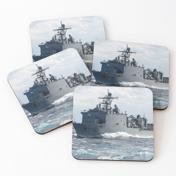 Item preview, STK109156M-USS Fort McHenry prepares for an underway replenishment. designed and sold by StocktrekImages.