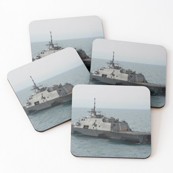 Item preview, STK109154M-The littoral combat ship USS Fort Worth transits the Java Sea. designed and sold by StocktrekImages.
