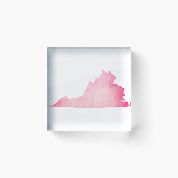 Item preview, Pink Watercolor Virginia designed and sold by kevgib.