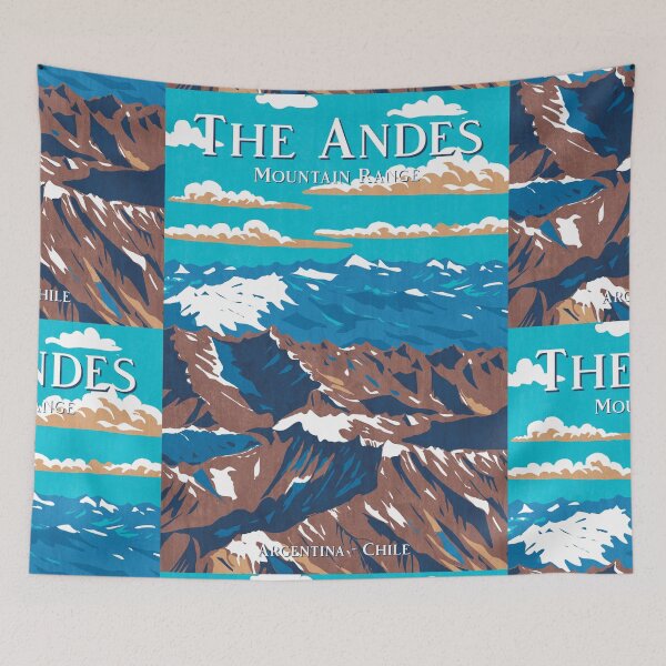 Item preview, The Andes Mountain Range South America Poster designed and sold by JordanHolmes.