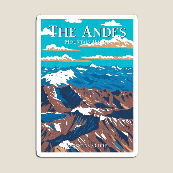 Item preview, The Andes Mountain Range South America Poster designed and sold by JordanHolmes.