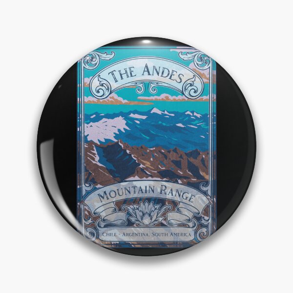 Item preview, The Andes Mountain Range South America Vintage designed and sold by JordanHolmes.