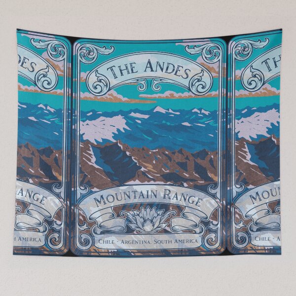 Item preview, The Andes Mountain Range South America Vintage designed and sold by JordanHolmes.