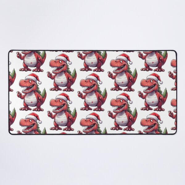 Item preview, A little scarry Dino in christmas suit and snow designed and sold by Catrisz.
