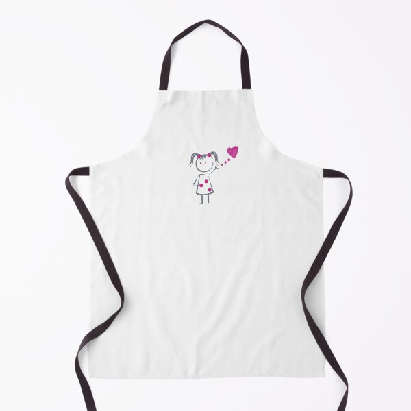 Item preview, Doodle girl with heart designed and sold by Ackerm79.