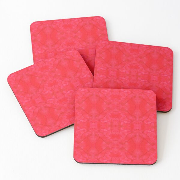 Item preview, Kaleidoscope in bright red pink designed and sold by Janine-Brewster.