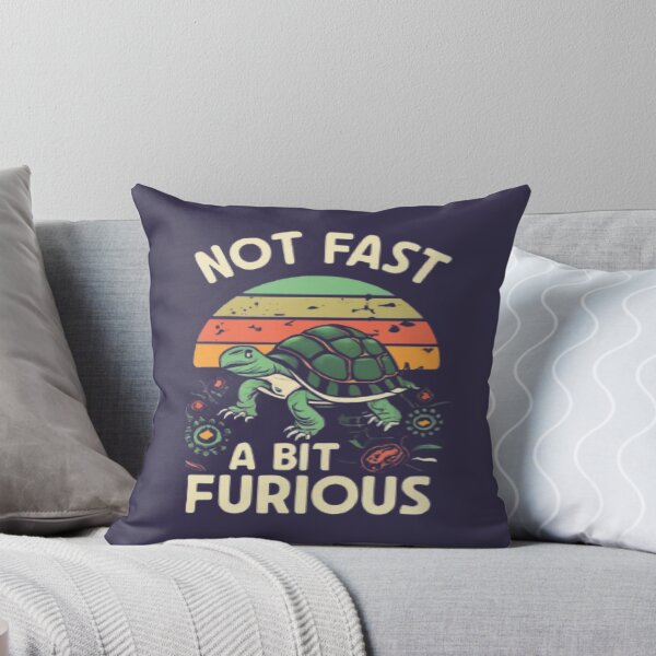 Item preview, Not Fast A bit Furious funny turtle t shirt gift idea designed and sold by UrbanGraphixs.