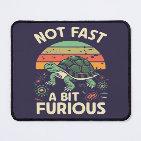Item preview, Not Fast A bit Furious funny turtle t shirt gift idea designed and sold by UrbanGraphixs.