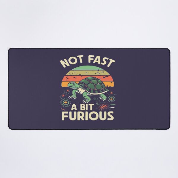 Item preview, Not Fast A bit Furious funny turtle t shirt gift idea designed and sold by UrbanGraphixs.