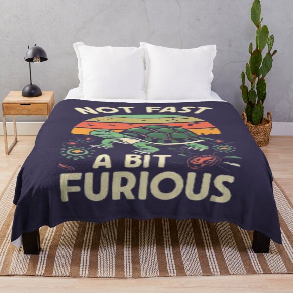 Item preview, Not Fast A bit Furious funny turtle t shirt gift idea designed and sold by UrbanGraphixs.