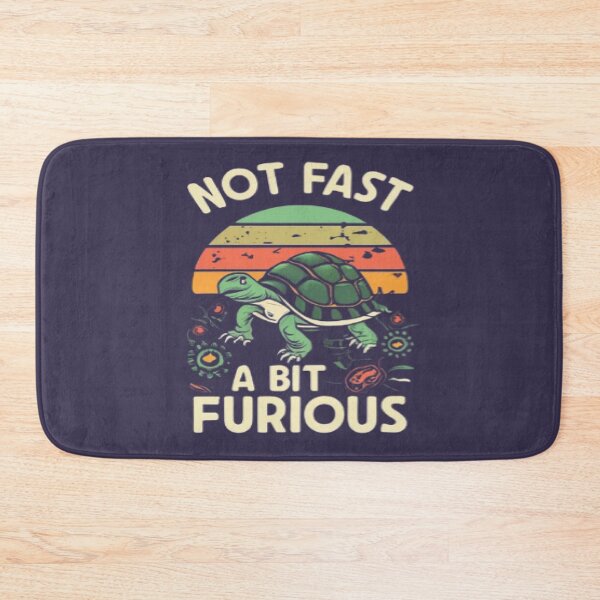 Item preview, Not Fast A bit Furious funny turtle t shirt gift idea designed and sold by UrbanGraphixs.