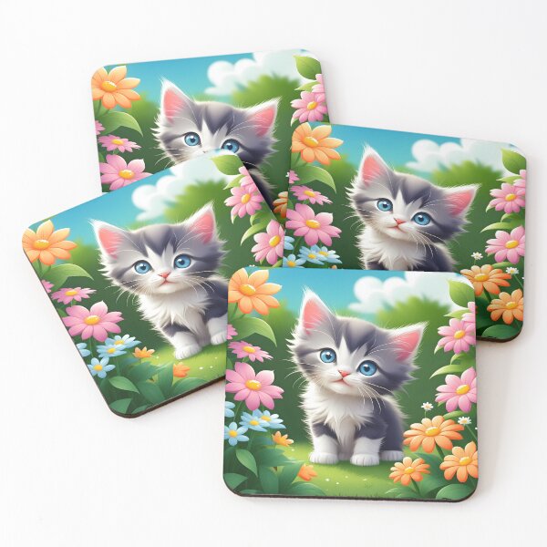 Item preview, cute kitten designed and sold by aimarketspot.