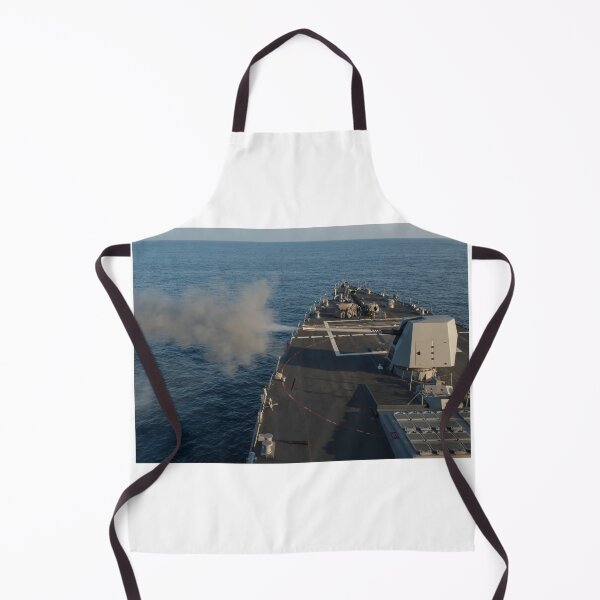 Item preview, STK109145M-USS Dewey fires its MK-45 5-inch 54/62 caliber gun. designed and sold by StocktrekImages.