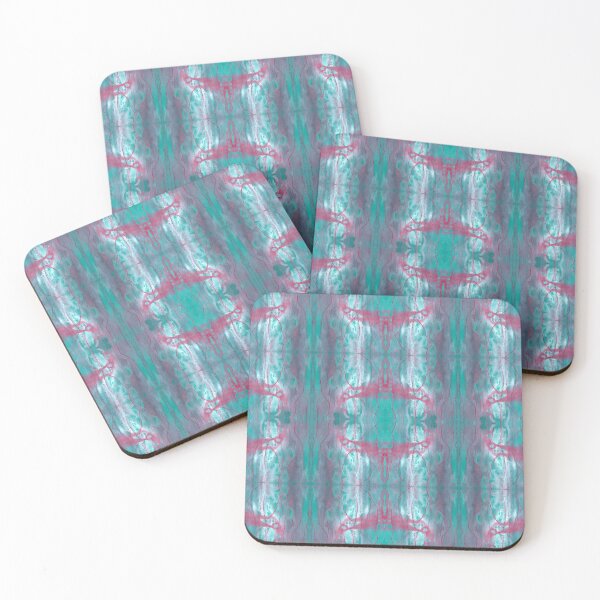 Item preview, Kaleidoscope in teal and pink designed and sold by Janine-Brewster.