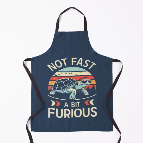 Item preview, Not Fast A bit Furious funny turtle t shirt gift idea designed and sold by UrbanGraphixs.