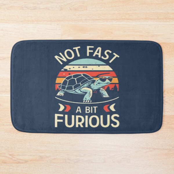 Item preview, Not Fast A bit Furious funny turtle t shirt gift idea designed and sold by UrbanGraphixs.