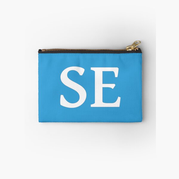 Item preview, SE Initials Monogram Elegant White Letters designed and sold by Jeallan Designs.