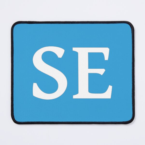 Item preview, SE Initials Monogram Elegant White Letters designed and sold by Jeallan Designs.
