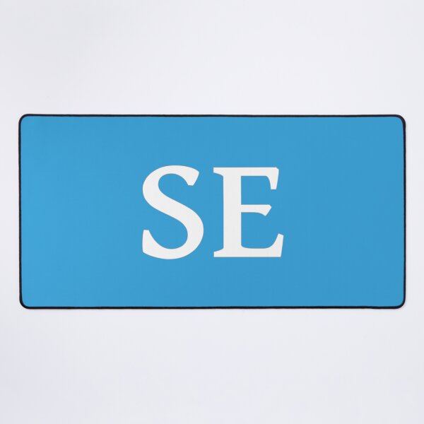 Item preview, SE Initials Monogram Elegant White Letters designed and sold by Jeallan Designs.