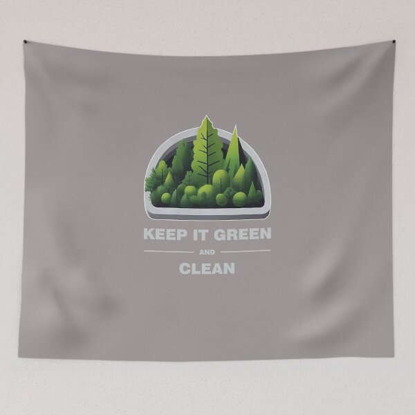 Item preview, Keep it green and clean designed and sold by Fantes.