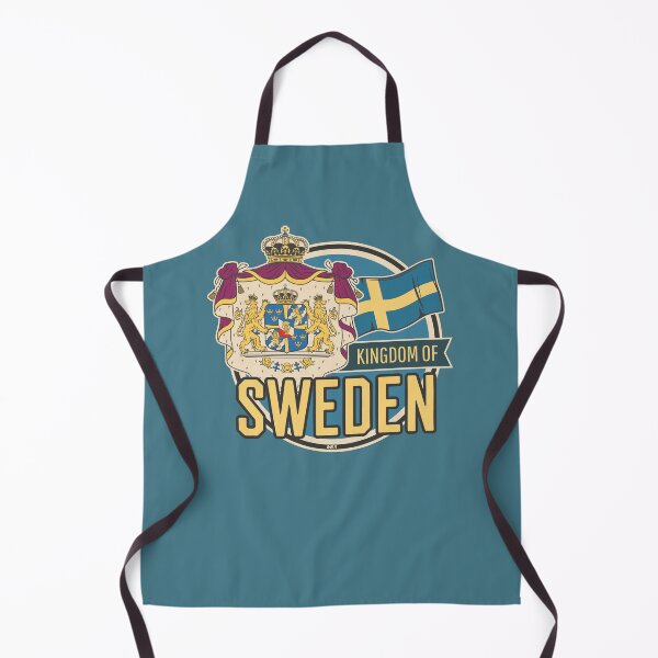 Item preview, Kingdom of SWEDEN flag sticker t-shirt 01 designed and sold by LocationInks.