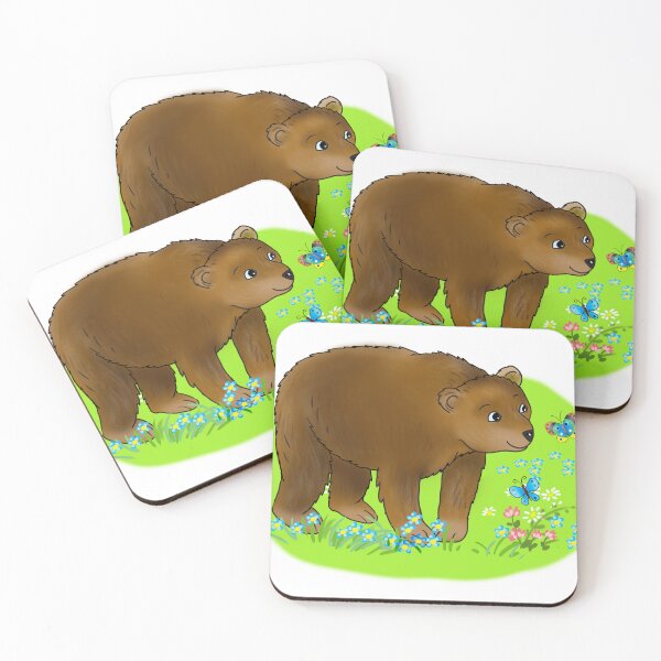 Item preview, Cheerfol cartoon bear designed and sold by sonaadalian.