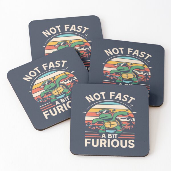 Item preview, Not Fast A bit Furious funny turtle t shirt gift idea designed and sold by UrbanGraphixs.