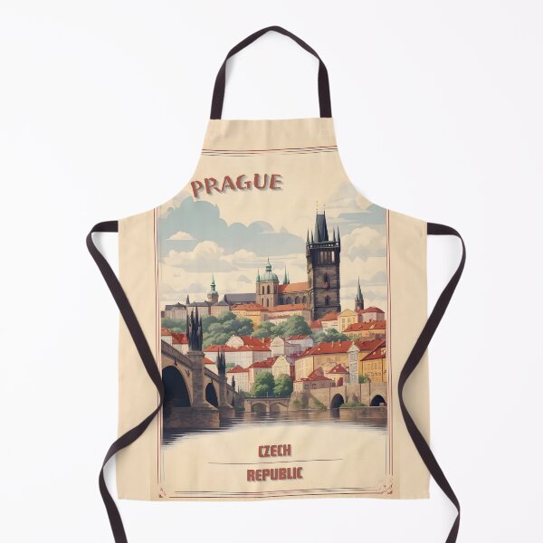 Item preview, Discover Prague's Retro Elegance: Vintage Poster Collection designed and sold by Ceemko's Vintage Corner.