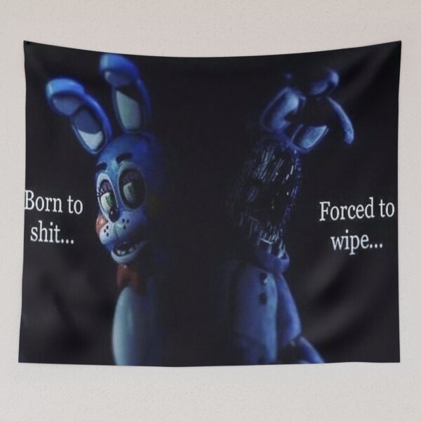 Item preview, Born to shit....forced to wipe. designed and sold by Kami. ..