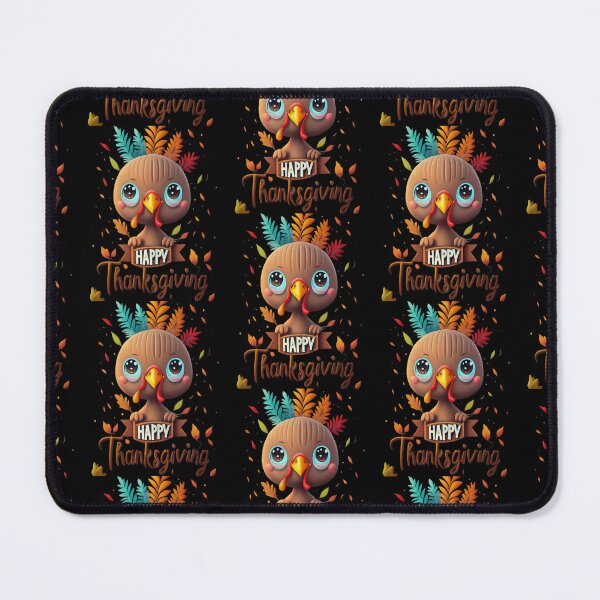 Item preview, Little cute turkey Happy Thanksgiving Chef designed and sold by ArtFeverShop.