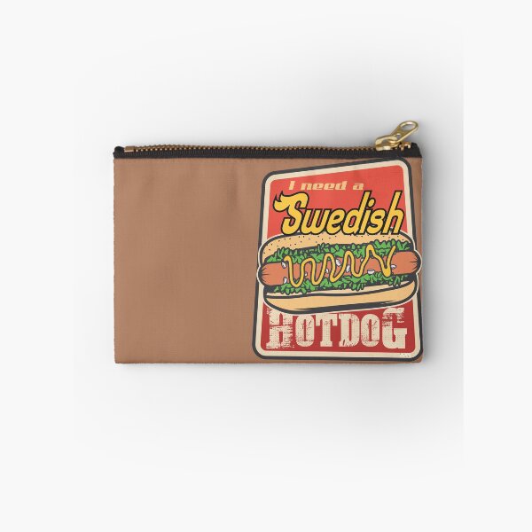Item preview, Swedish Hotdog Sticker T-Shirt 01 designed and sold by LocationInks.