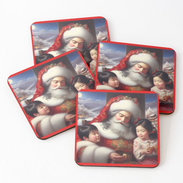 Item preview, Christmas Santa with Children 5 designed and sold by CrankyOldDude.