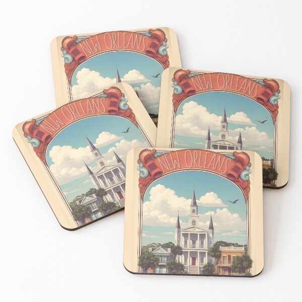 Item preview, New Orleans' Vintage Soul: Retro Poster Collection designed and sold by Ceemko's Vintage Corner.
