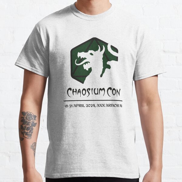 Item preview, Chaosium Con 2024 Official T-Shirt - Green Logo designed and sold by Chaosium.