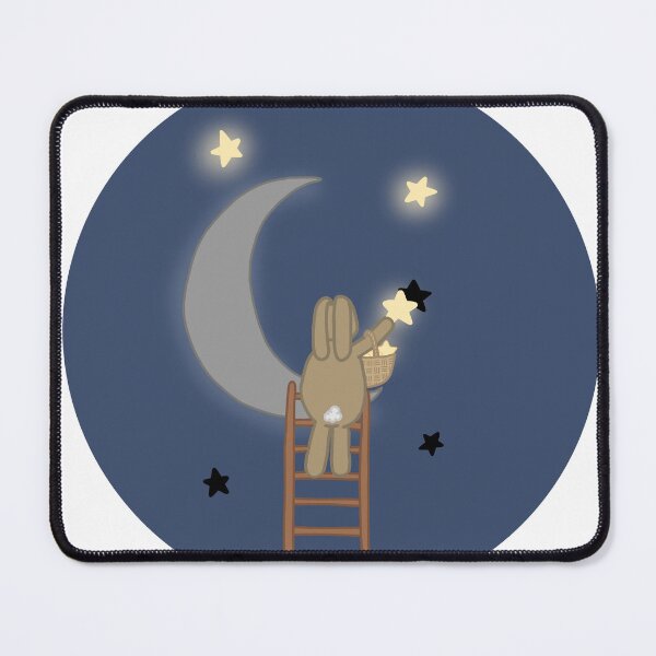 Item preview, bunny collecting stars designed and sold by laurenhydde.