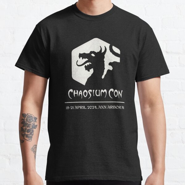 Chaosium Con 2024 Official T-Shirt - White Logo Classic T-Shirt