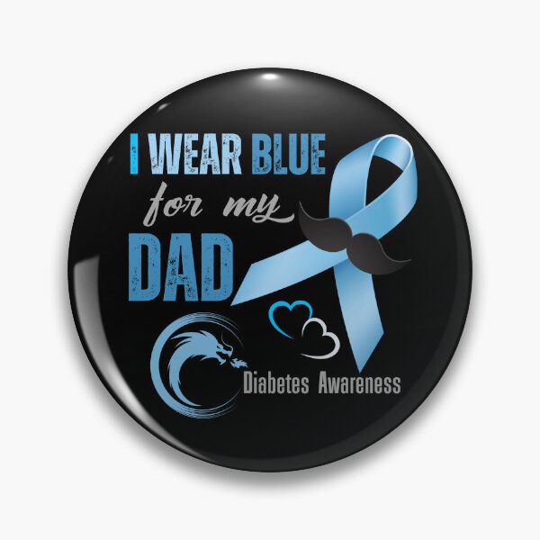 Item preview, Diabetes Awareness I Wear Blue for My Dad designed and sold by Luckydesign1975.