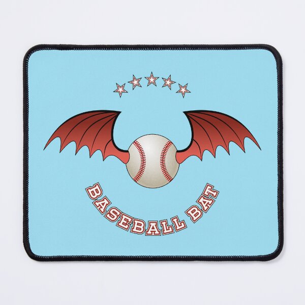 Item preview, Baseball Bat - ball with bat wings designed and sold by tentihandmade.