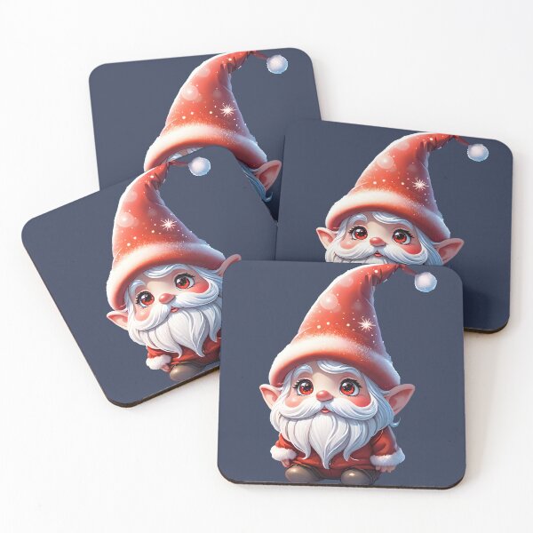 Item preview, Red winter gnome with pointed hat designed and sold by Biberwerke.